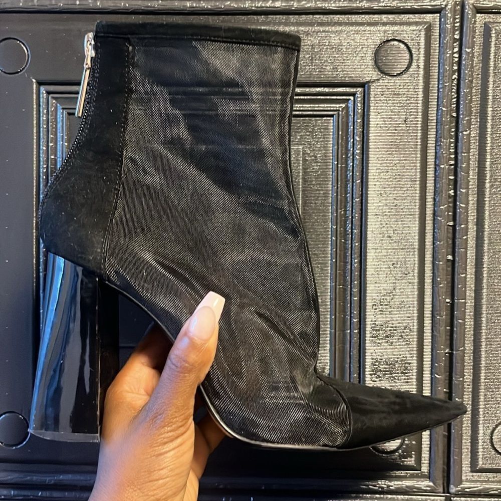 Zara mesh bootie
